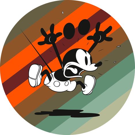 Komar Mickey Mouse up and away 125 x 125 cm, Stickers pour les murs DD1-071 (1/3)
