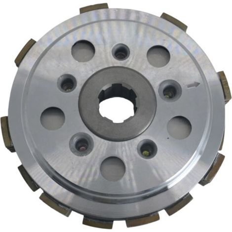 Vente directe d'usine de pièces de moteur de moto CG125 petit tambour ensemble (5 piliers, 5 disques), embrayage petit tambour, transmission de puissance.