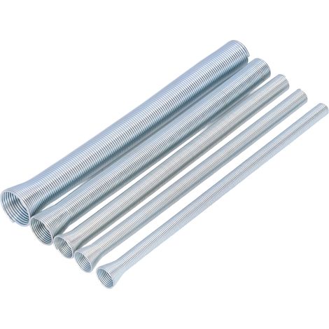 Ensemble de Cintreuse à Ressort pour Tubes Métalliques 5/8" 1/2" 3/8" 5/16" 1/4"