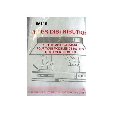 Lot de 2 sachets de filtres anti-graisse pour Hotte GAGGENAU 252288
