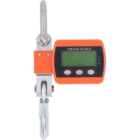 OCS-P4 500 kg elektronische Waage mit orangefarbenem Haken, Digitalanzeige, tragbar, Direktanzeige (1/5)