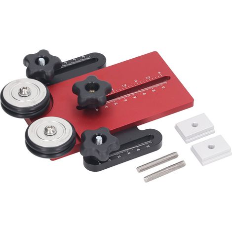 Guide de sciage à onglet fin Rip Jig en alliage d'aluminium avec échelle transparente pour menuiserie (1/5)