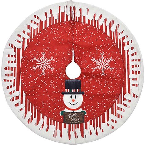 Décorations de Noël - Jupe de sapin imprimée 80 cm