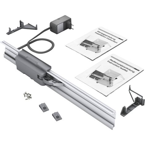 Blum Servo Drive uno für hängende Mülltrennsysteme - lässt die Abfalleimer herausfahren, staubgrau (1/3)
