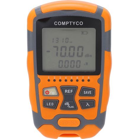 Portable Optical Multimeter – Fiber Cable Tester with LED – Precise and Compact Network Tool – For Telecom Technicians (1/5)