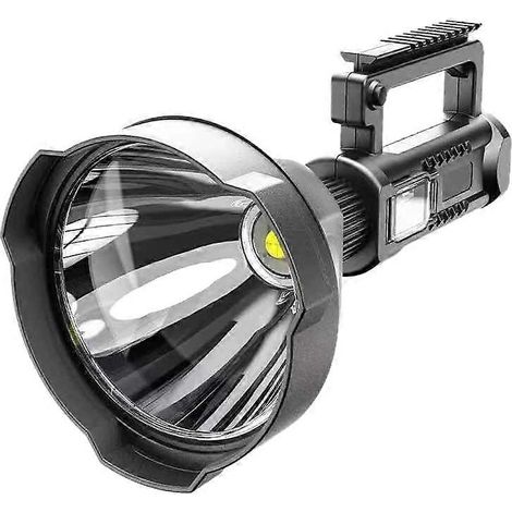 Projecteur LED haute puissance à 4 modes - Projecteur portable XHP50 et lampe torche de travail pour le camping et les activités de plein air (1/2)