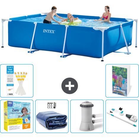 Rechteckiger Frame Pool - 300x200x75 cm - 7-teilig S39
