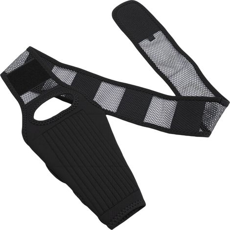 Genouillère réglable et respirante pour chien, Support de jambe arrière confortable pour la maison et l'extérieur M (1/5)