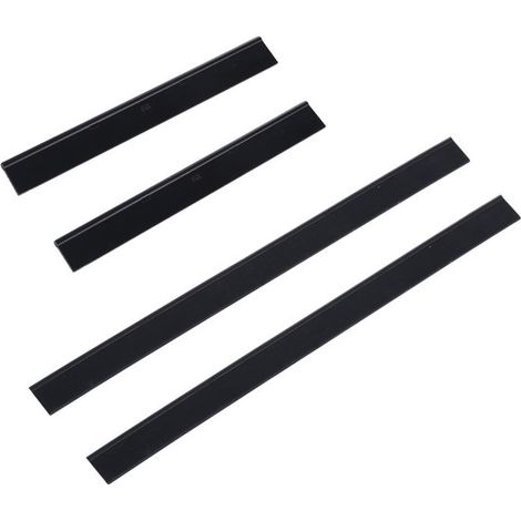 4 raclettes en caoutchouc pour vitres, raclettes de rechange pour les lèvres en caoutchouc, compatibles avec les nettoyeurs de vitres Kärcher WV1, WV2, WV5, WV50, WV55, WV60 et WV75, 280 + 170 mm (1/4)