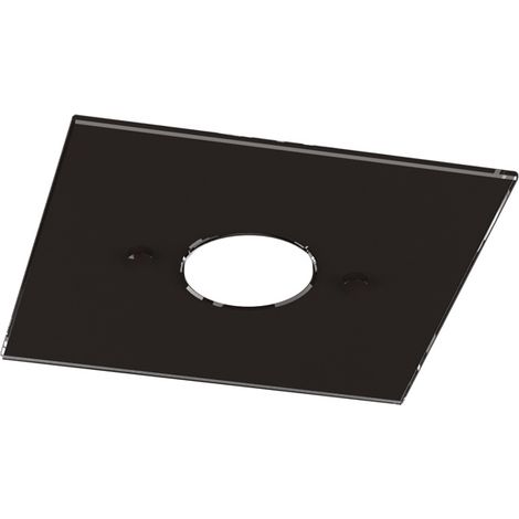 Plafoniera Moderna Path Vetro Marrone 1 Luce Gx53 (1/4)