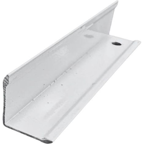 Paraspigolo angolare in Alluminio - Bianco Lucido - Barra da 2,5 metri : Dimensione - 20x20mm (1/3)