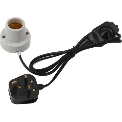 Keramik-Wärmelampenfassung für Reptilien, professionelle E27-Fassung für Schildkröten, Echsen und Schlangen, UK-Stecker 250 V (1/5)
