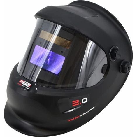 Awtools LYG-6 Maschera di saldatura nera con filtro auto-regolabile