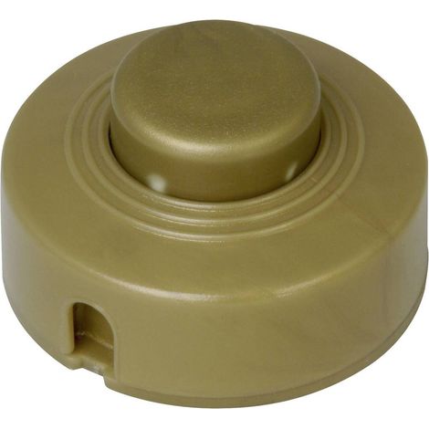 Interrupteur à pédale Kopp 191807084 avec décharge de traction or 1 x Off/On 2 A 1 pc(s)