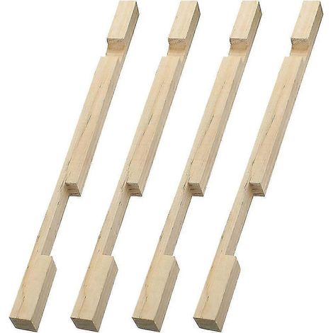Ensemble de 4 réducteurs d'entrée de ruche, protecteurs en bois pour l'apiculture. - AquaForge (1/4)