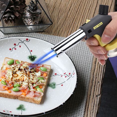 Tragbarer Gasbrenner mit einstellbarer elektronischer Zündung zum Grillen im Freien (1300°C) (1/5)