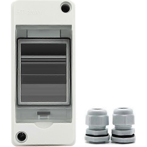 Boîte de distribution étanche HT-2 IP65 pour disjoncteurs MCB et boîtier de jonction solaire (1/4)