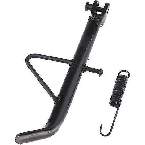 Seitenständer für Motorrad, Motorrad, Roller, E-Bikes und ATVs – Schwarz, 21 cm