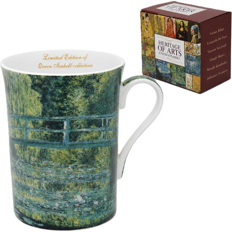 Claude Monet Porzellanbecher „Die Brücke über den Teich“ als Geschenk an Königin Isabella (1/5)
