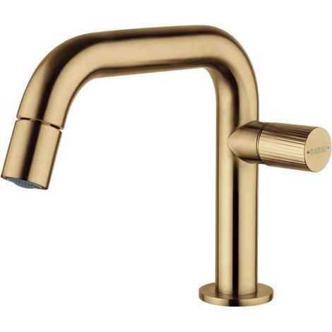Miscelatore monocomando per bidet colore ottone spazzolato Mamoli Tuttodunpezzo 57100000005G  Ottone spazzolato