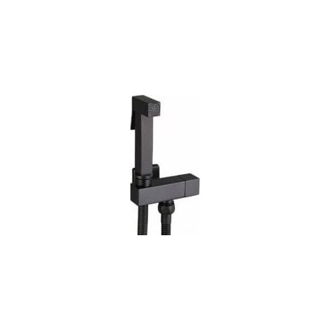 Kit Douchette WC Noir - Pulvérisateur de Bidet à Main en Laiton, Hygiène Personnelle (1/5)