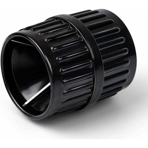 2 en 1 Ebavureur Cuivre - ébavureur pour Tubes. Universel 5-40mm à L'intérieur et à L'extérieur pour Tubing Outils a Ebavurer Noir. (1/5)