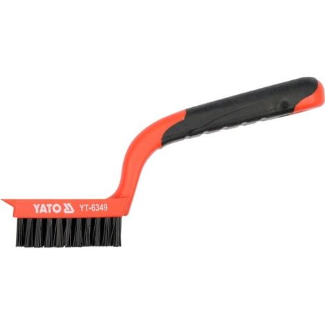 Spazzola in nylon, 5 file, manico in plastica YT-6349 yato