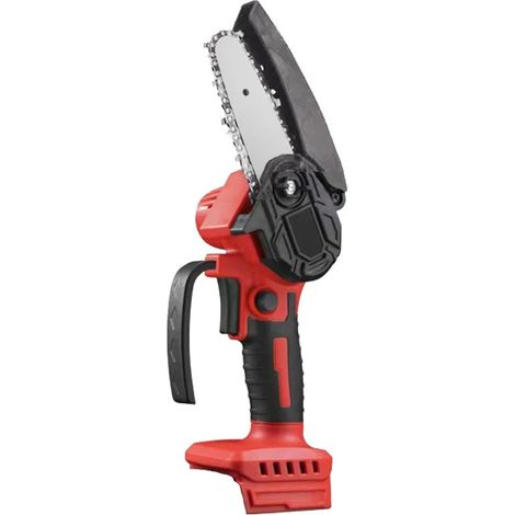 Mini tronçonneuse 4 pouces sans fil travail du bois jardin scie électrique outil électrique de coupe adapté à Milwaukee 18V batterie broche (1/3)