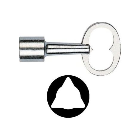 clé triangle 11mm pour contacteur accès pompier