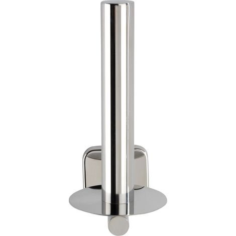 WENKO Toiletten-Ersatzrollenhalter Mezzano Edelstahl, WC-Rollenhalter, rostfrei, Silber glänzend, Edelstahl rostfrei glänzend (1/5)