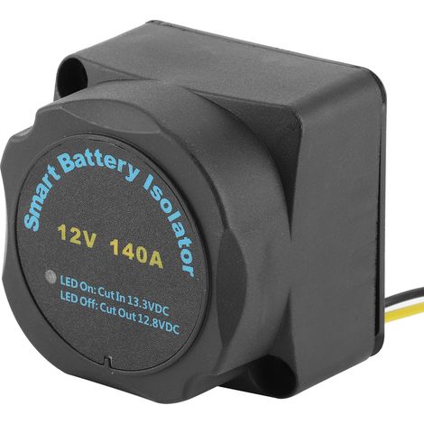 Séparateur de batterie double 12V 140A Relais VSR intelligent B0401-00101 Compatible VTT UTV Bateau Camping-car (1/5)