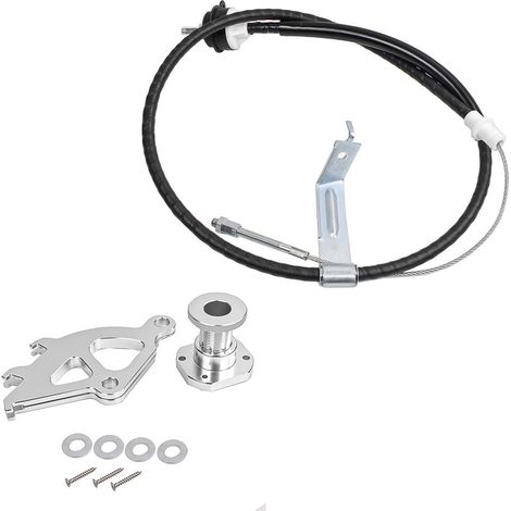 Automotive aftermarket parts for 96-04 Mustang quadrant clutch cable and firewall adjuster kit - EM1037 clutch quadrant + cable kit