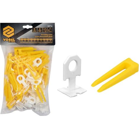 Fliesen Nivelliersystem 1mm 50+50 Set