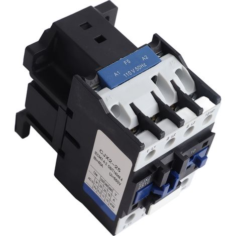 Contacteur triphasé CA sous vide, ignifugé, à réponse rapide, 110 V, 25 A, NO (1/5)