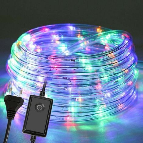 30M Tube Lumineux Extérieur LED Guirlande Lumineuse Décoration.RGB.avec Adapteur d’alimentation (1/4)