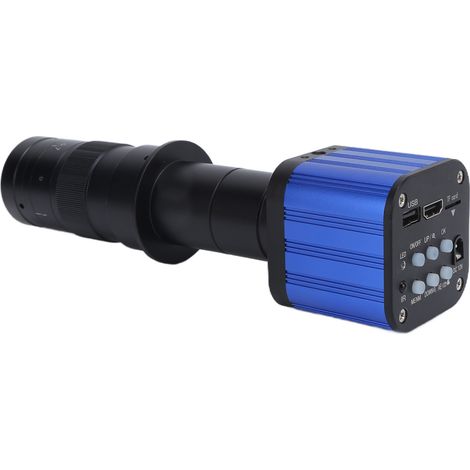 Caméra industrielle 4K 180x à interface C, caméra de microscope vidéo haute définition adaptée à la réparation des capteurs SONY, prise UE AC 100-240V. (1/5)