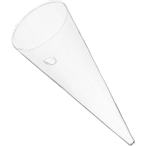 Vase mural en verre transparent Beaupretty, design minimaliste, idéal (1/5)