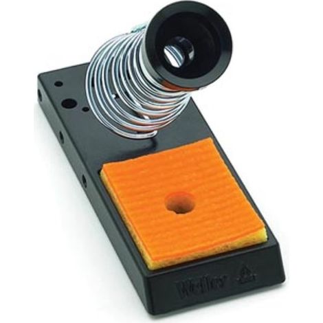 Weller KH6 lötkolbenhalter geeignet für W101, schwarz stabiler Ständer mit Schwamm, Ersatzhalter für Lötstation, kompakt stabil und sicher beim Löten (1/4)