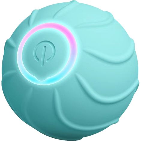 Balle Pour Chat - Interactif Auto-Mouvement 360 Degres - Pour Jeux Intérieurs - Silicone Souple - 1 Piece (1/5)