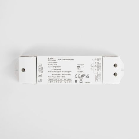 Driver Regolabile DALI 4 Canali per Strisce LED 12-48V  DALI (1/4)