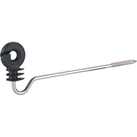 Kerbl Langstiel-Ringisolator 22 cm Stütze 15 Stück Zaunpfosten