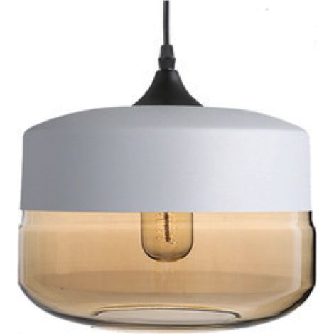 Orebro 3 White - una moderna lampada a sospensione bianca