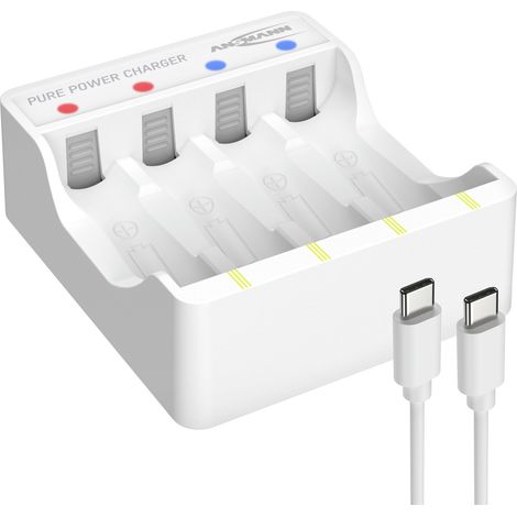 ANSMANN Pure Power Lademodul, inkl. USB-C Ladekabel und LED-Anzeige (1/5)