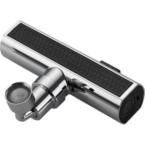 Robinet de cuisine anti-éclaboussures, effet cascade, buse d'extension rotative universelle avec connecteur universel (1/5)