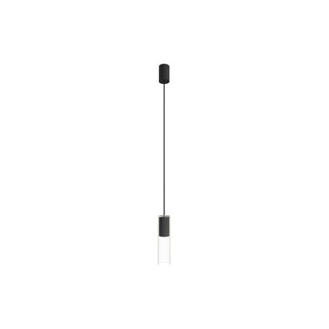 Lampada a sospensione Nowodvorski Cylinder 7865 nera GU10