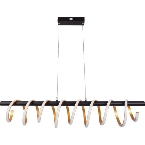 Naeve BELLEZA Plafonnier LED à intensité variable, doré, 2 900 K (1/5)
