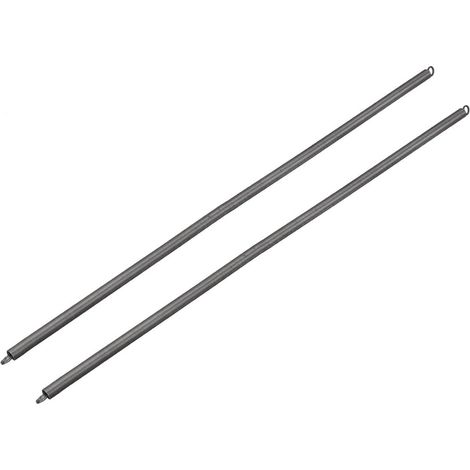 Tension Spring Extension Springs 0.6mm Wire Dia, 6mm OD, 300mm Free Length Spring Steel Small Double Hook 2pcs (1/3)