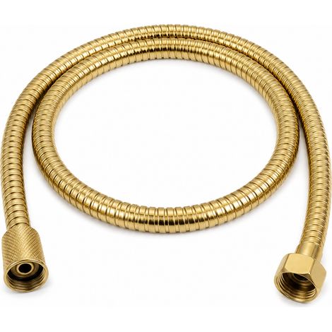 Brushed Gold 304 Stainless Steel Shower Hose for Bathroom 150 cm (1/5)