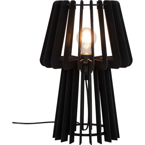 Lampe à poser GROA Bois Noir, H.40 - IP20 - E27 /Nordlux Intérieur (1/3)