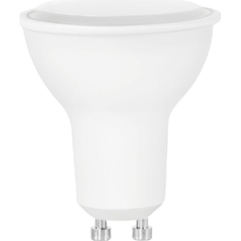 Bombilla LED GU10, 5W, 110º, 400 lumenes, Luz cálida, Pack 3 (1/2)